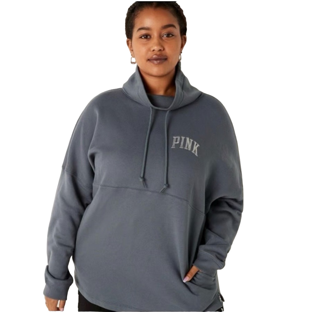 PINK Victoria secret varsity cowl sweatshirt / sweater women's size S GUC
